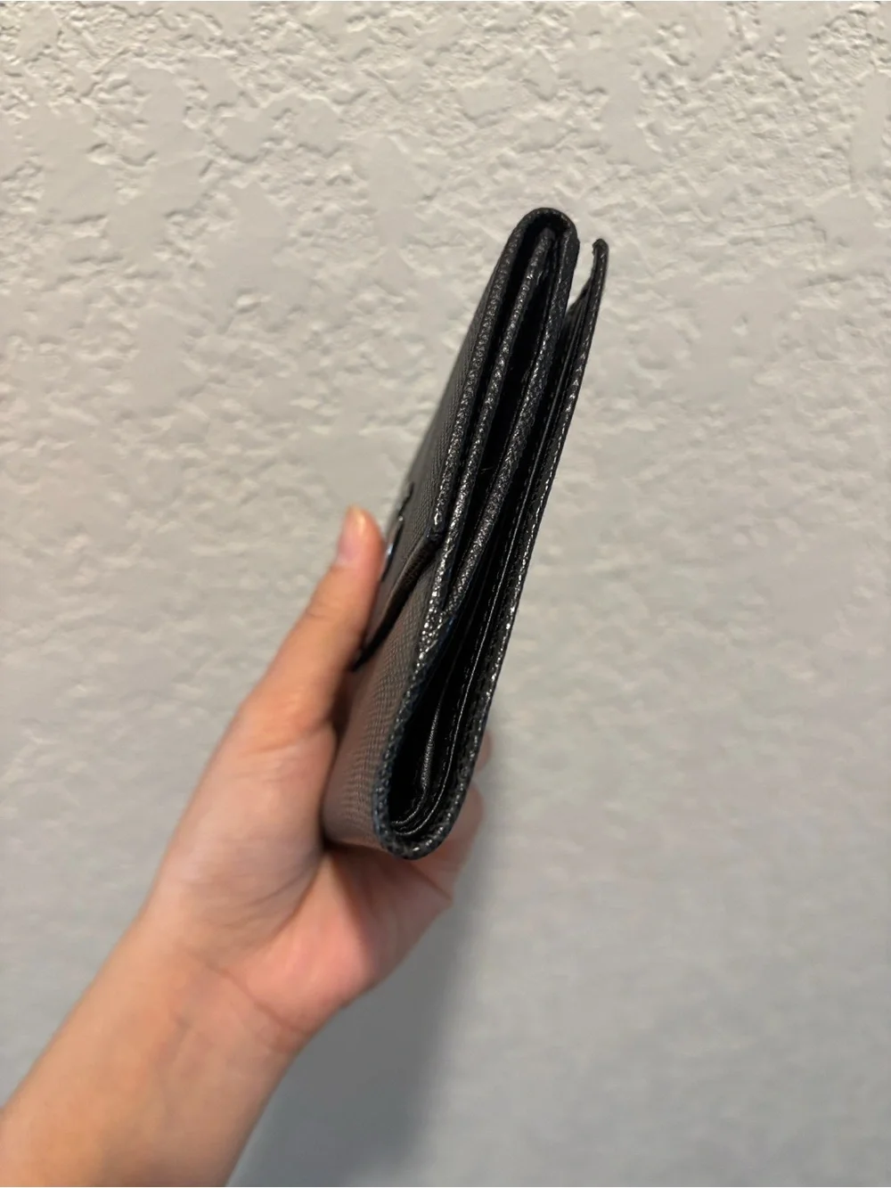 Gucci GG Logo Black Leather Wallet